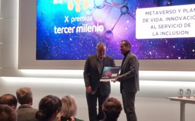 El proyecto “Metaverso y Plan de vida. Innovación al servicio de la Inclusión” recibe el primer accésit de la categoría de Innovación y Tecnología de los premios Tercer Milenio.